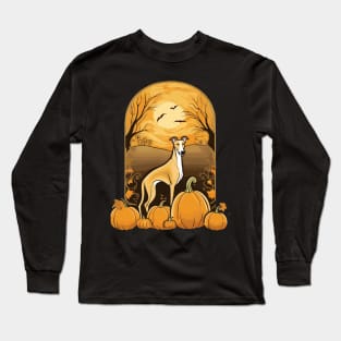 Greyhound Pumpkin Long Sleeve T-Shirt